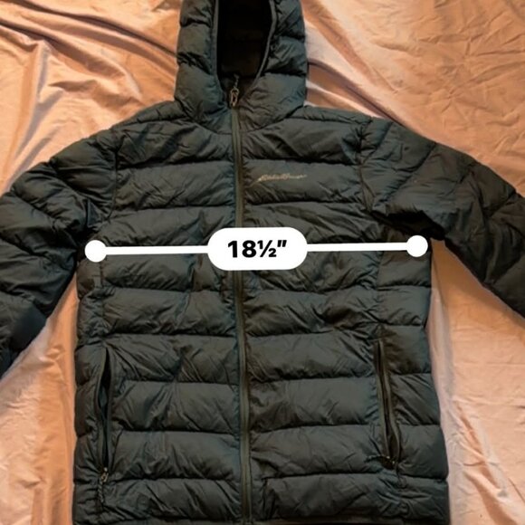 Eddie Bauer Packable Puffer Lightweight Down Jacket - Greyish Blue - Picture 10 of 14